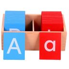 Letras del alfabeto de papel de lija