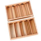 Wooden Spindle Box – Number Counting Learning Toy