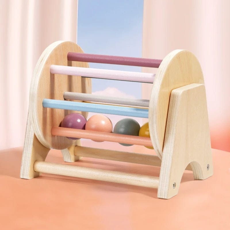 Wooden Spinning Drum Toy