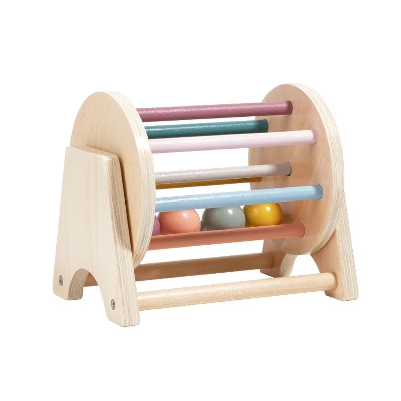 Wooden Spinning Drum Toy