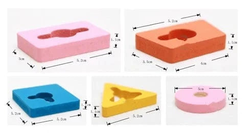 Wooden Shape Sorting Stacking Toy