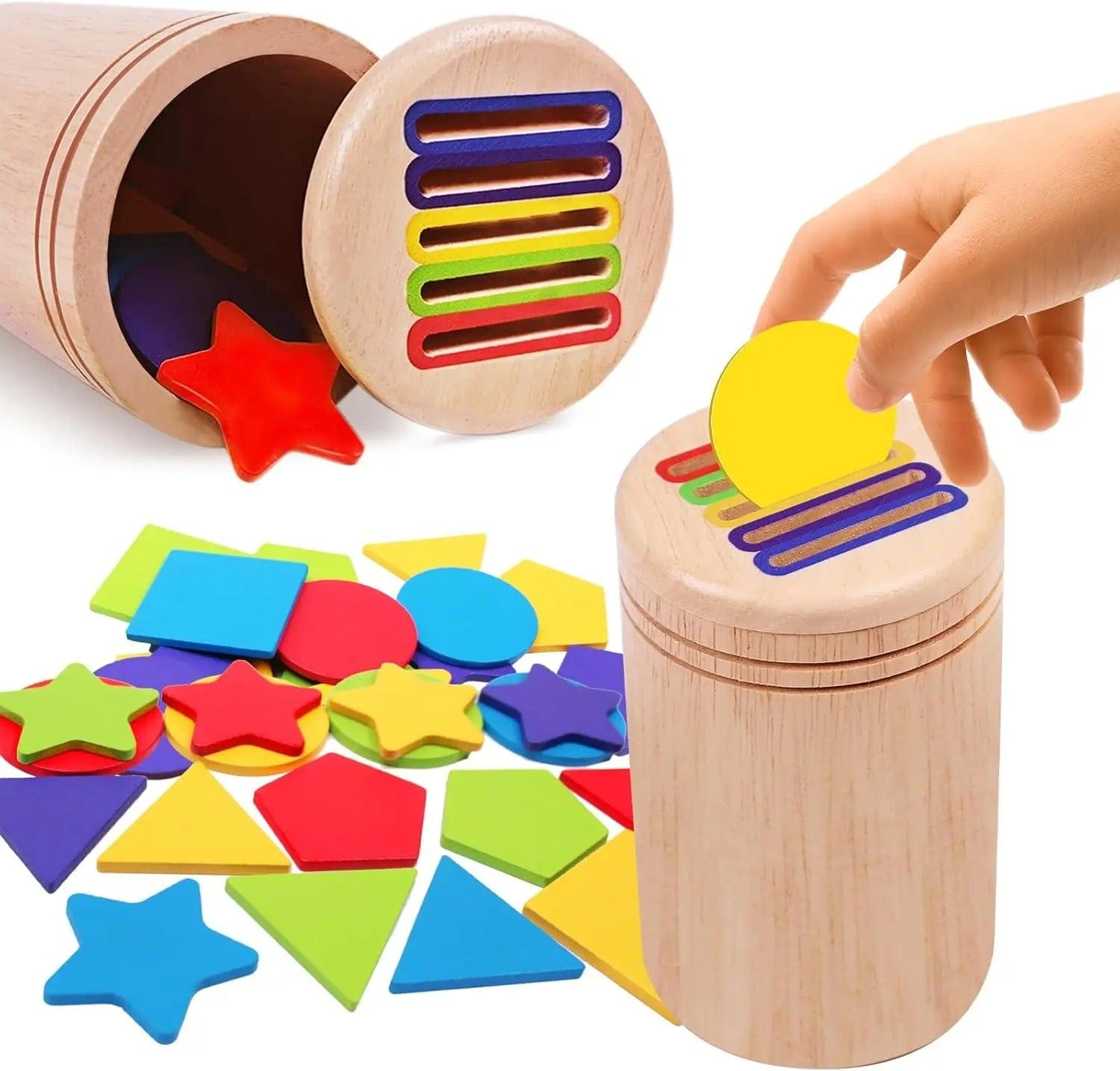 Wooden Sorting & Stacking Toy