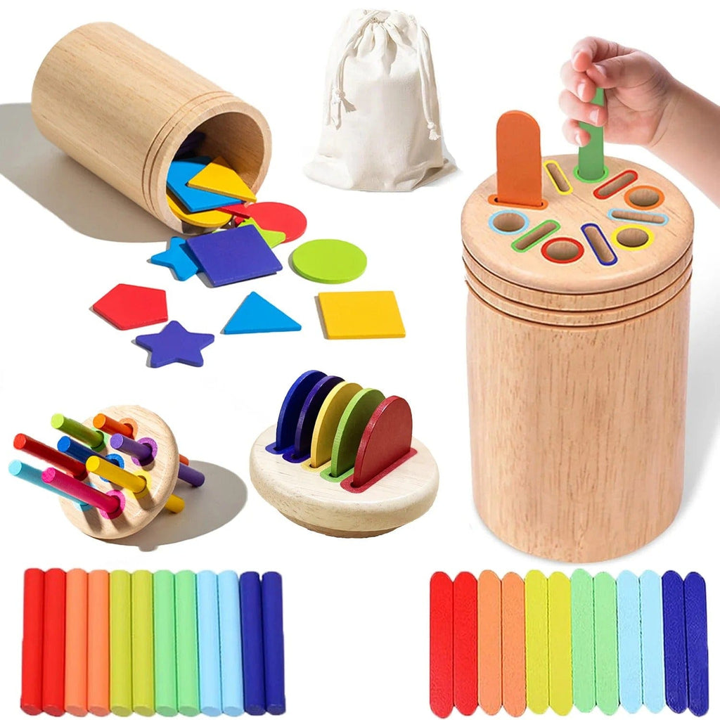 Wooden Sorting & Stacking Toy