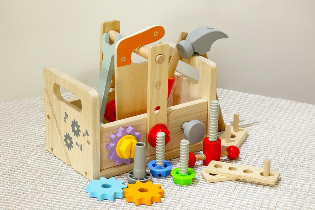 Wooden Tool Set for Kids