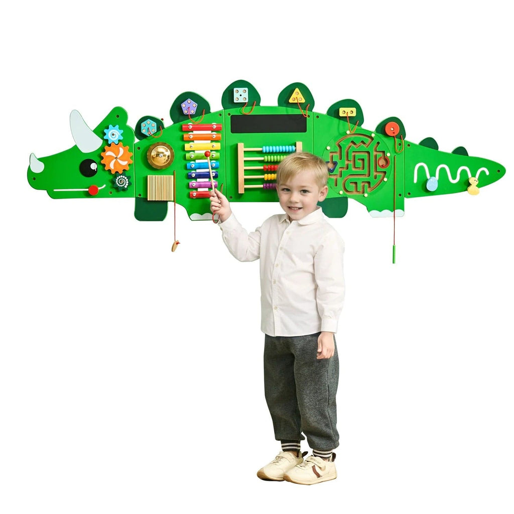 Dinosaur Montessori Wall Activity Board