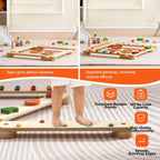 Wooden Balance Beam Set