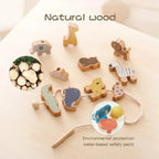 Wooden Animal Threading Puzzle for Toddlers