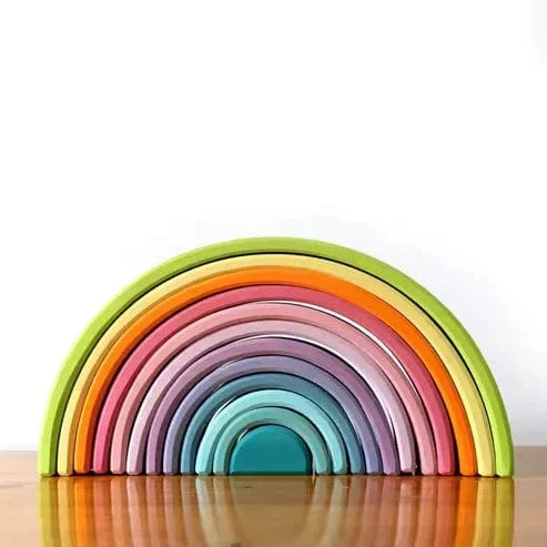 Wooden Rainbow Stacking Toy