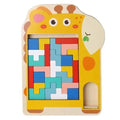 Wooden Montessori Tetris Puzzle for Kids